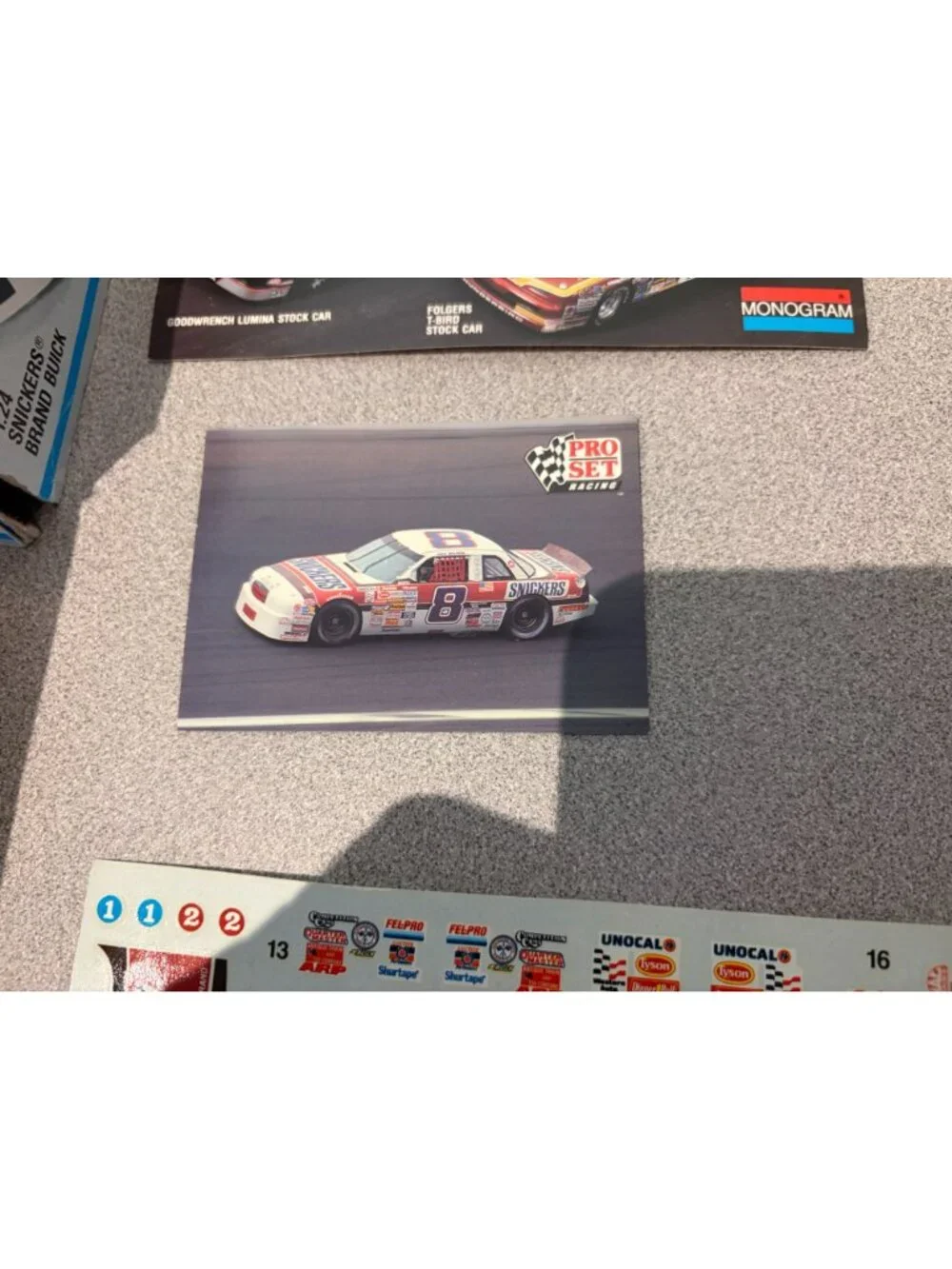 Vintage Monogram 2940 Snickers Buick Regal 1:24 NASCAR Stock Car Car Model Kit